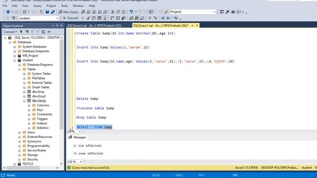 Sql #Tamil Class 2 #SSMS #Software Engineer #Ungalil Oruvan смотреть онлайн