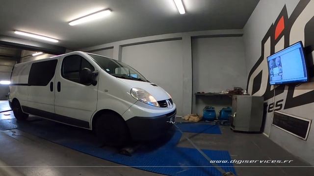 Renault Trafic 2.0 DCI 115cv Reprogrammation Moteur @ 146cv Digiservices Paris 77 Dyno смотреть онлайн