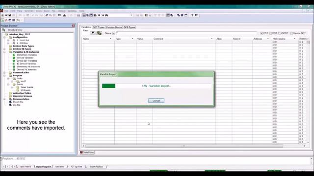 Importing & Exporting Variables and Comments in Unity Pro | Schneider Electric Support смотреть онлайн