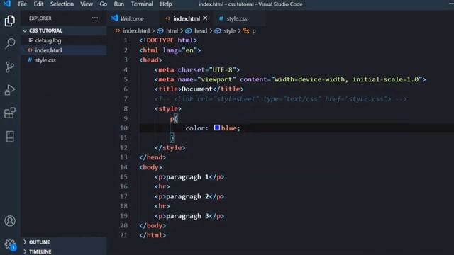 CSS Tutorial in Hindi Part 2 - How to Add CSS to HTML | How to Link CSS to HTML смотреть онлайн