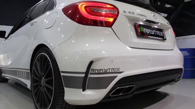 Mercedes-Benz A45 AMG | Armytrix Система выхлопа VALVETRONIC | обороты & ускорение звук! смотреть онлайн