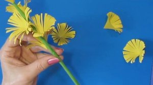 Подарки своими руками МАМЕ БАБУШКЕ ЦВЕТЫ ИЗ БУМАГИ.Поделки с детьми БУМАЖНЫЕ ЦВЕТЫ МК.