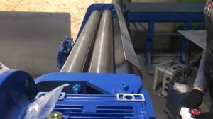 Принцип работы вальцовочного станка 1300х2мм