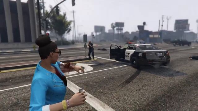 Gta 5 (God mode) Cant take down* смотреть онлайн