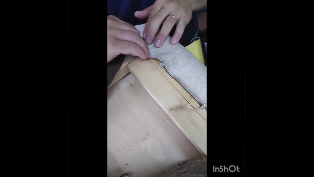перетяжка мягкой мебели.угол без складок простой способ.