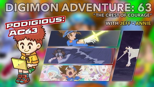 Podcast Review: Digimon Adventure 2020 Ep 63 "The Crest of Courage" смотреть онлайн