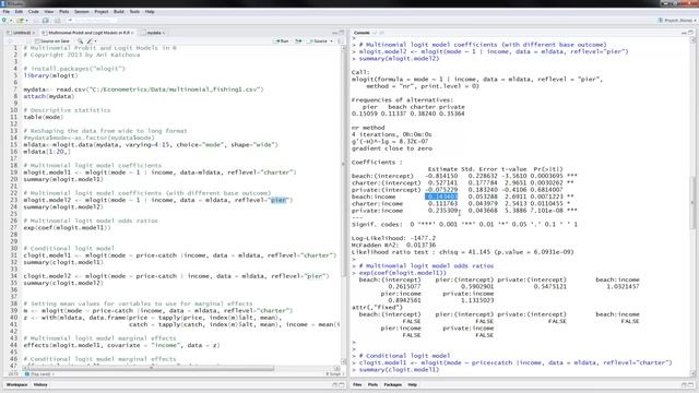 Multinomial Probit and Logit Models in R смотреть онлайн