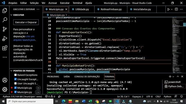 Exemplo Python V-env, Firebase, PyQt5, Excel e PyInstaller tudo junto (8/9 vídeos) Exportar Excel смотреть онлайн