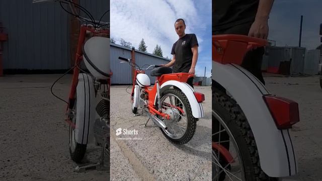 Мопед Рига 12. Хотели такой в детстве_ #ретроцикл #реставрациямотоцикла #Рига смотреть онлайн