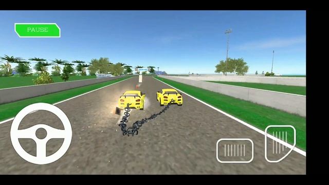 Chained Cars Fun game Baby play with Chained Cars drive two car same time смотреть онлайн