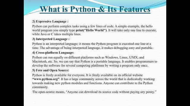 #Python and its Features||N.Rajini Kiranmai смотреть онлайн