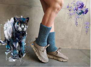 Гетры крючком простой способ