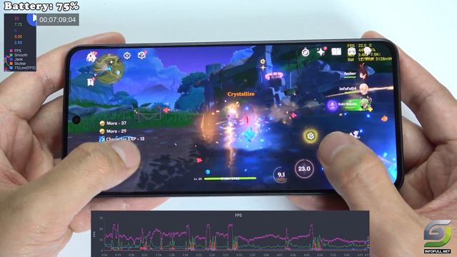 Oppo Reno11 F Test Game Genshin Impact MAX Graphics | Dimensity 7050