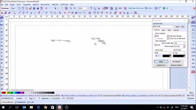 Intro to ChemSketch 1 смотреть онлайн