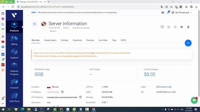 How to creat Multi Proxy Ipv6 VPS Vultr | Cách tạo VPS và tạo nhiều Proxy Ipv6 trên VPS Vultr 2023 смотреть онлайн