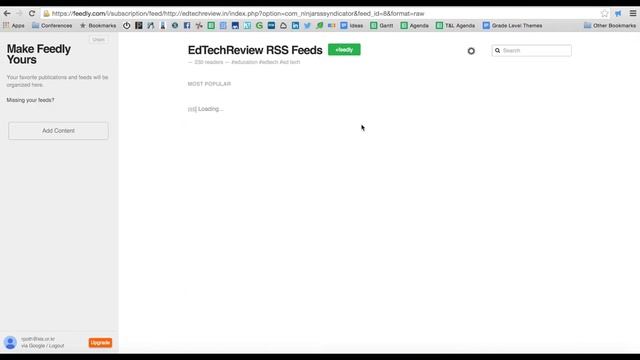 RSS Readers - Tutorial Setting up Feedly - Adding RSS feeds to Feedly смотреть онлайн