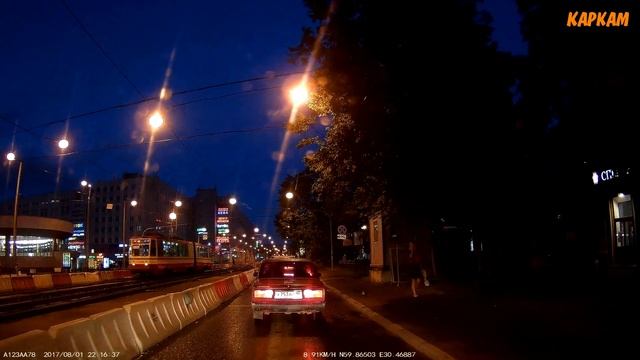 КАРКАМ М5, разрешение 4К - UltraHD/24fps - ночь