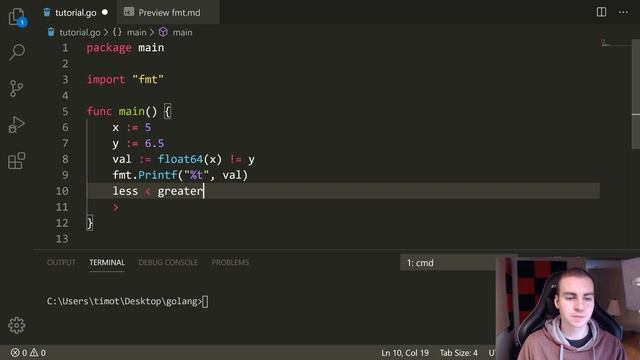 Golang Tutorial #7 - Conditions & Boolean Expressions смотреть онлайн