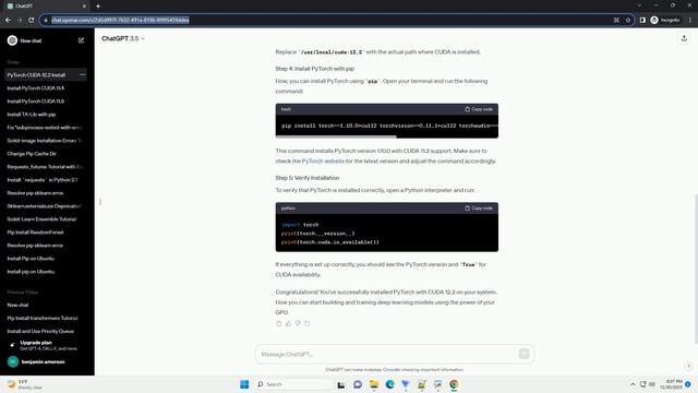 pip install torch cuda 12 2 смотреть онлайн