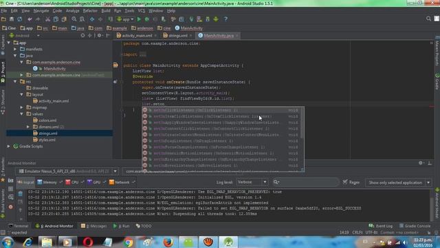 Uso de ListView y Toast en Proyecto Cine Android Studio (Parte1) смотреть онлайн