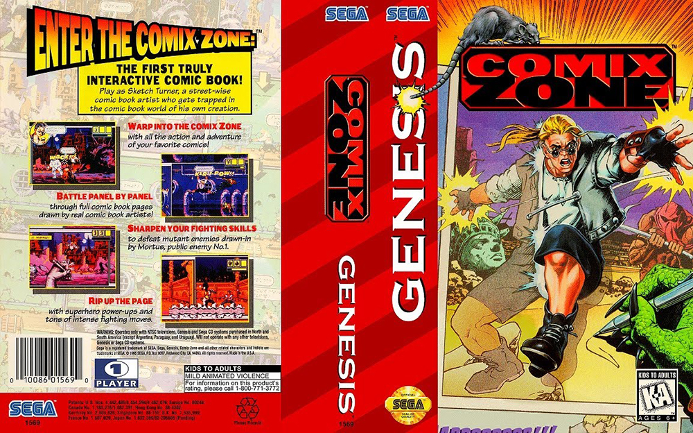 Comix Zone прохождение SEGA смотреть онлайн