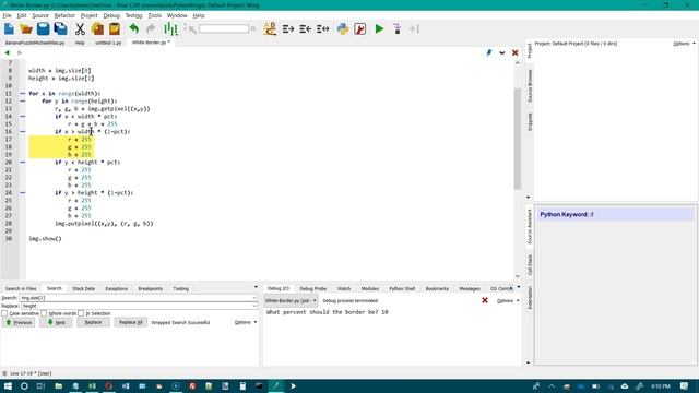 Python: Add a border to a picture смотреть онлайн