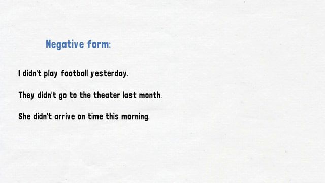 English Grammar; Past Simple Tense Basic Explanation and Examples смотреть онлайн