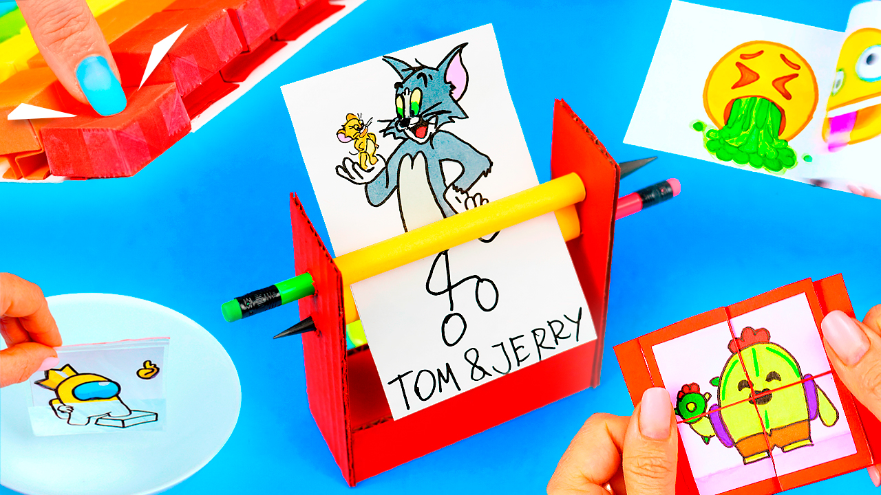 Как сделать Простые фокусы и Лайфхаки для школы смотреть онлайн