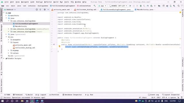 Creating Dialogs Part 05 | Full Screen Dialogs Using Fragment | Android | Java | Inzi Programmer смотреть онлайн