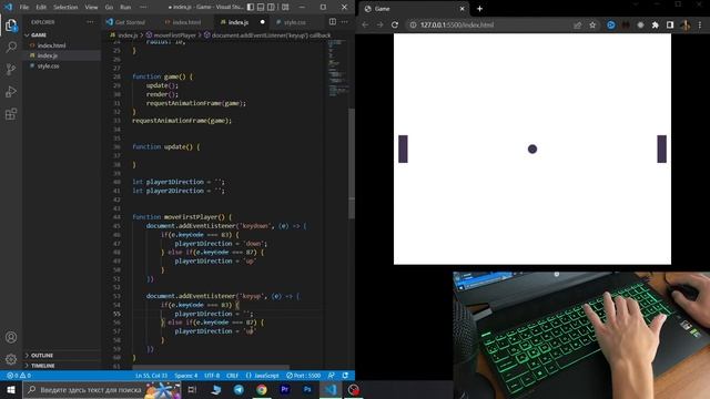 ASMR Programming - Coding a Game For 2 Players - No Talking смотреть онлайн