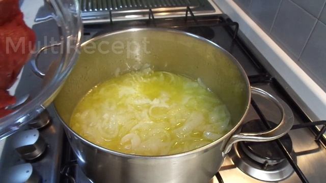 Соус Дженовезе из Лука и Мяса Знаменитый Неаполитансий соус. Salsa Genovese Napoletana смотреть онлайн