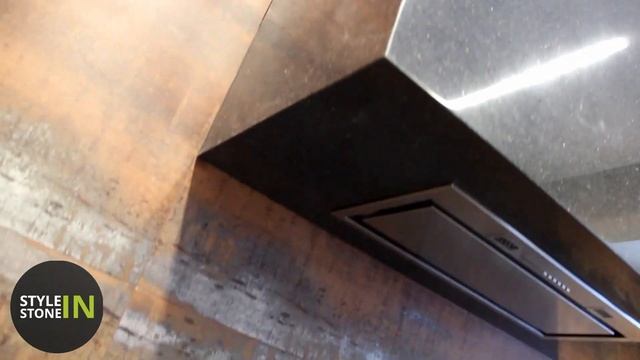 Обзор выполненной работы! П-образная столешница из искусственного камня LG hi macs смотреть онлайн