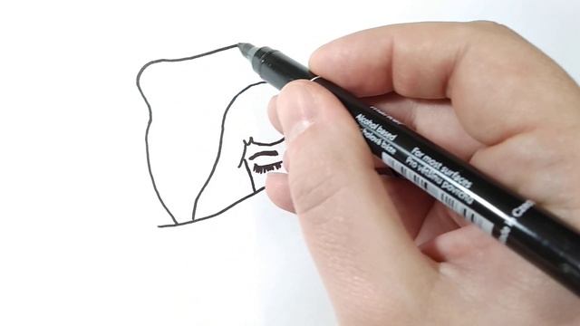 СПЯЩАЯ ДЕВУШКА, Очень легкий рисунок ! смотреть онлайн