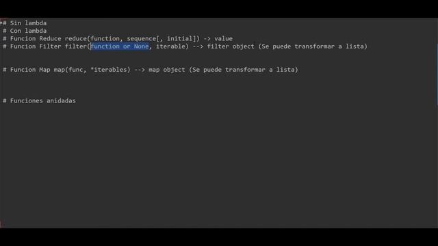 APRENDER PYTHON | Básico | FUNCIONES | LAMBDA | REDUCE | FILTER | MAP | Funciones ANIDADAS смотреть онлайн