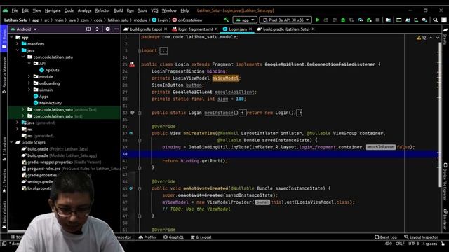 Membuat login dengan google sign in pada java android studio смотреть онлайн