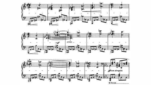 Tivadar Szántó - Etude Orientales for Piano, Op. 1, No. 2 (1903) [Score-Video] смотреть онлайн