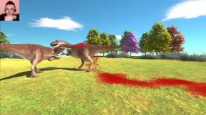 Аллозавр против Аллозавра | Animal Revolt Battle Simulator