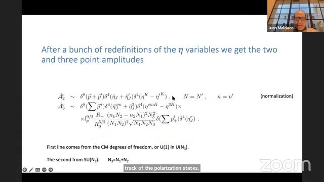 Juan Maldacena - The three point amplitudes and soft factors from the matrix model for M-theory смотреть онлайн