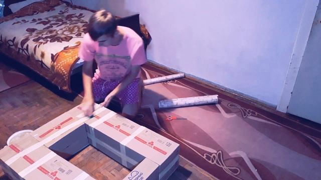 Первый DIY/Камин из коробок смотреть онлайн