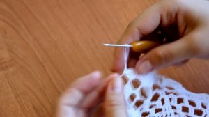 Овальная САЛФЕТКА крючком (3 часть)