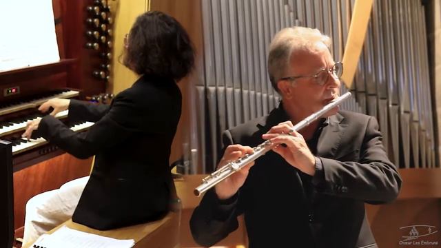 Duo Flûte et orgue - Sicilienne Op78 - Gabriel Fauré смотреть онлайн