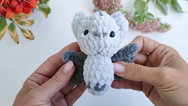 Новый Мастер-класс по вязанию игрушки Летучая мышь. смотреть онлайн