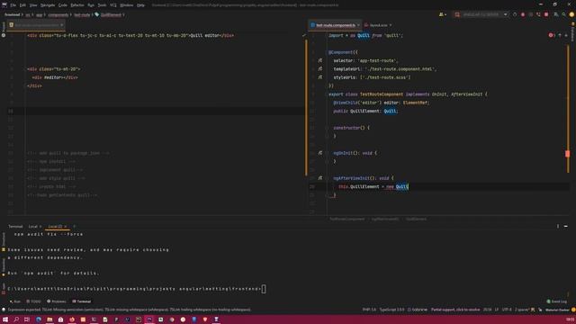 angular 10 implement quill editor #1 смотреть онлайн