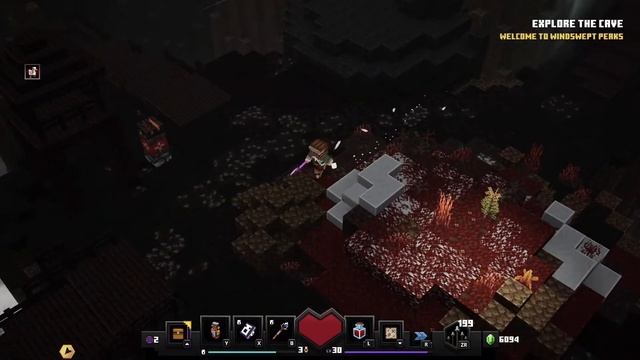 Minecraft Dungeons Howling Peaks Windswept Peaks Gameplay! смотреть онлайн