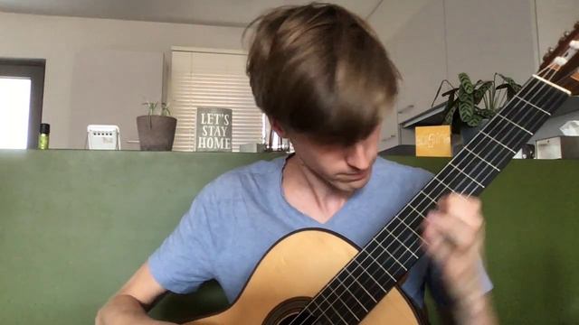 Skype call with Astor Piazzolla (Tango guitar improvisation on Skype call sound) смотреть онлайн