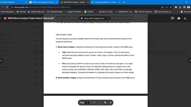 IMDB Movie Analysis смотреть онлайн