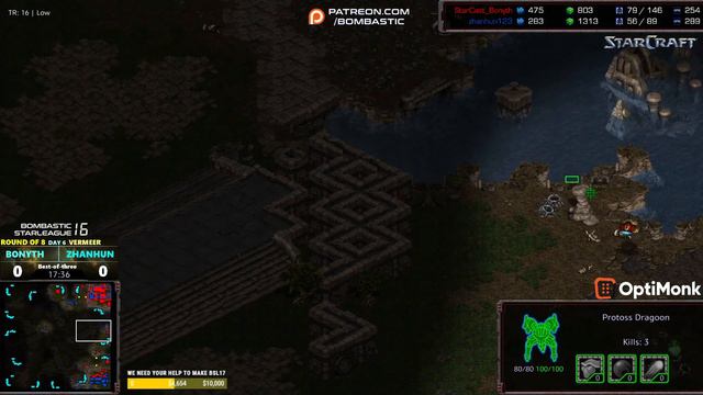 BSL16 RO.8 Bonyth vs Zhanhun | best-of-three |StarCraft BroodWar Remastered | Bombastic StarLeague смотреть онлайн