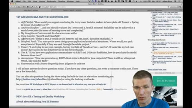 1st Airhacks Questions && Answers смотреть онлайн