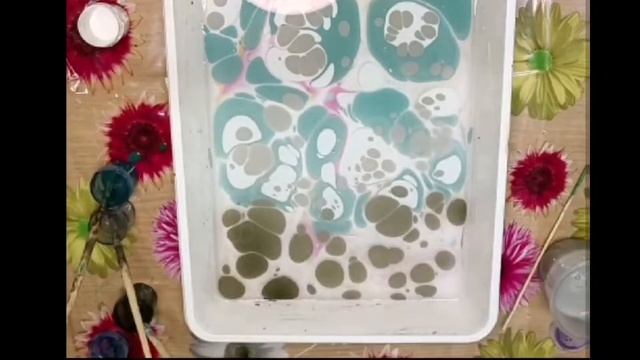 Мастер –класс «Эбру – рисование на воде» смотреть онлайн