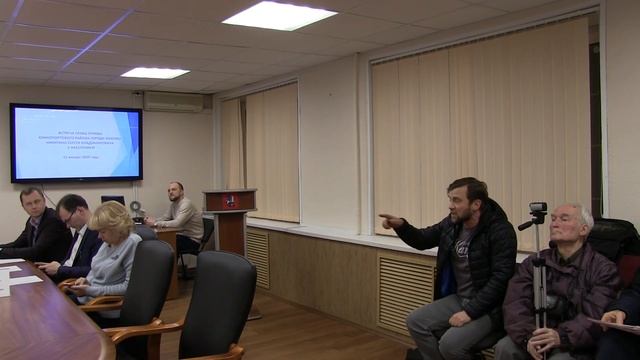 Встреча главы управы Южнопортового района с населением 15.01.2020 смотреть онлайн